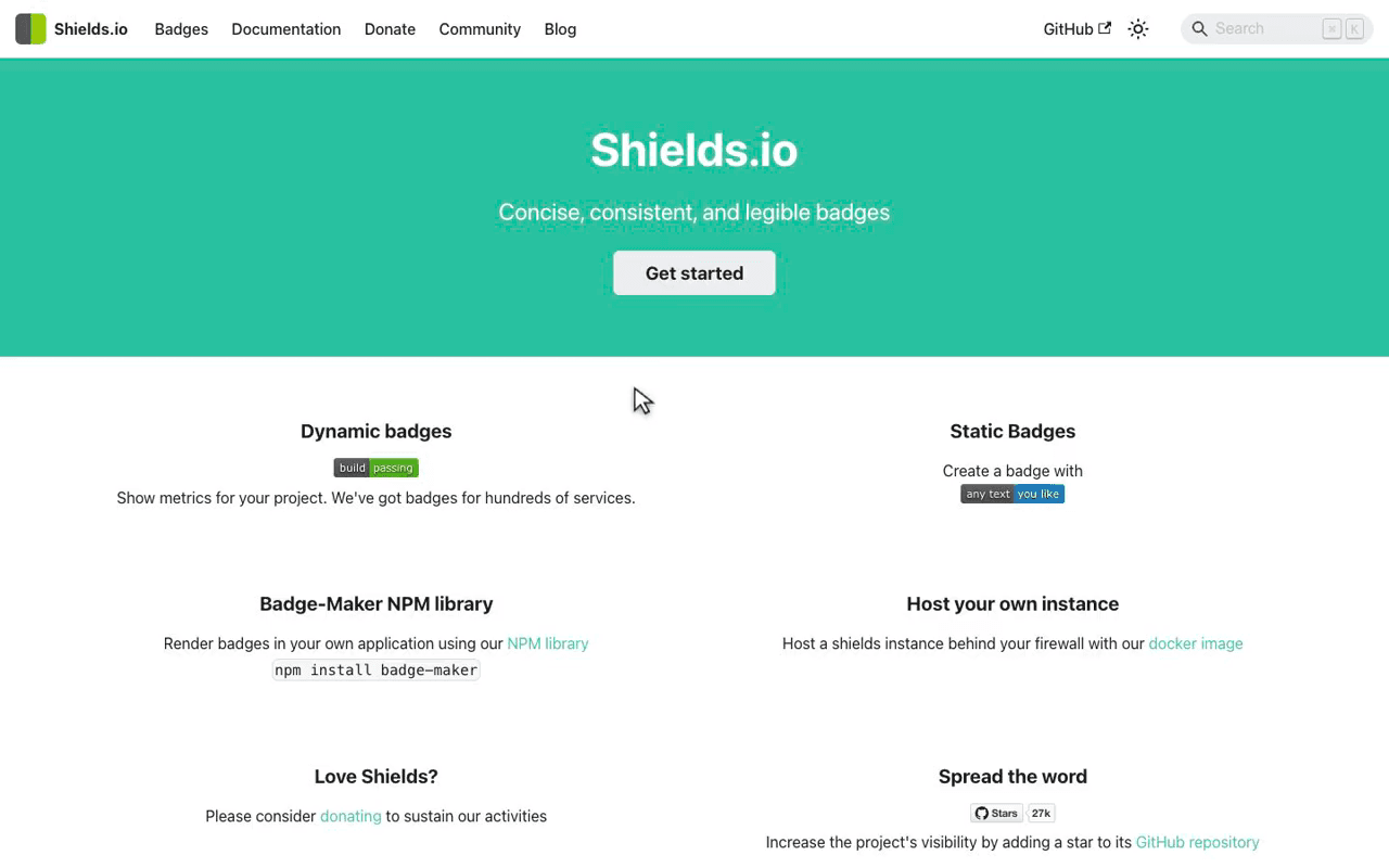 Shields.io preview