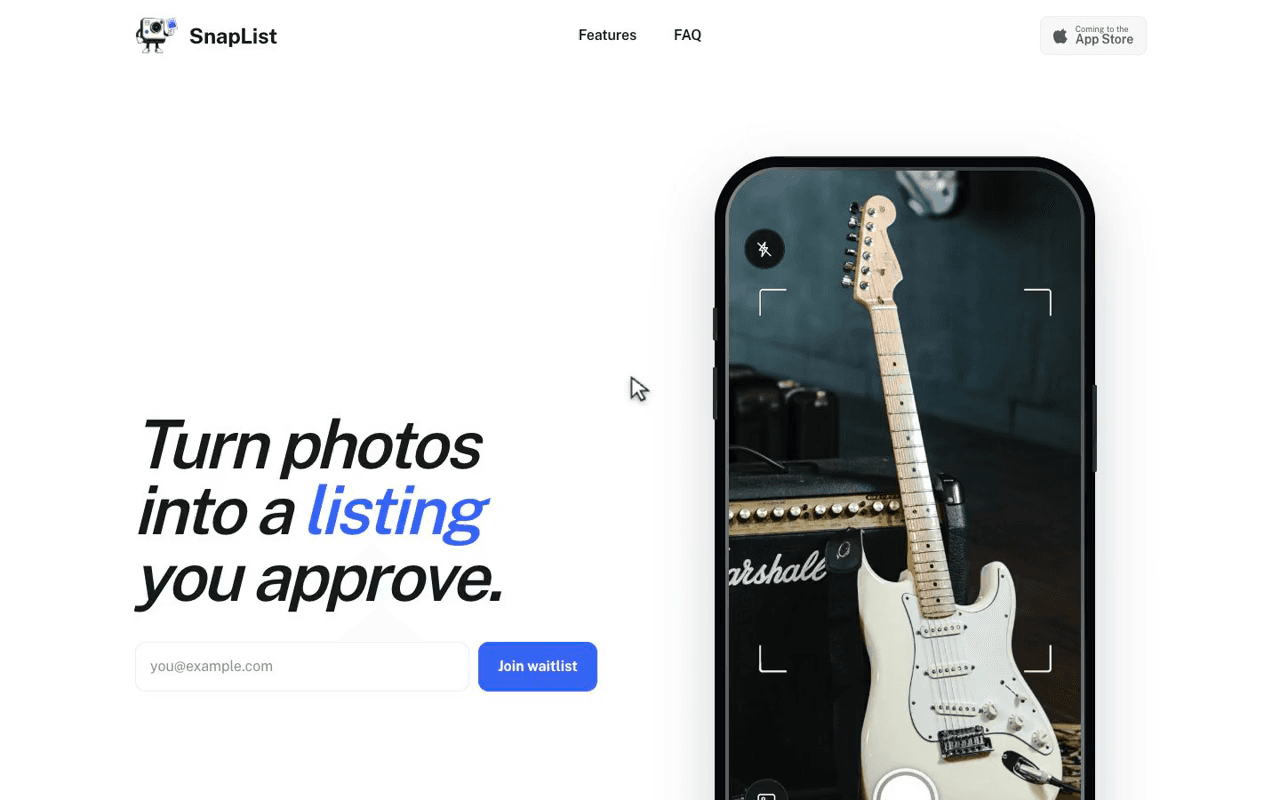 SnapList preview