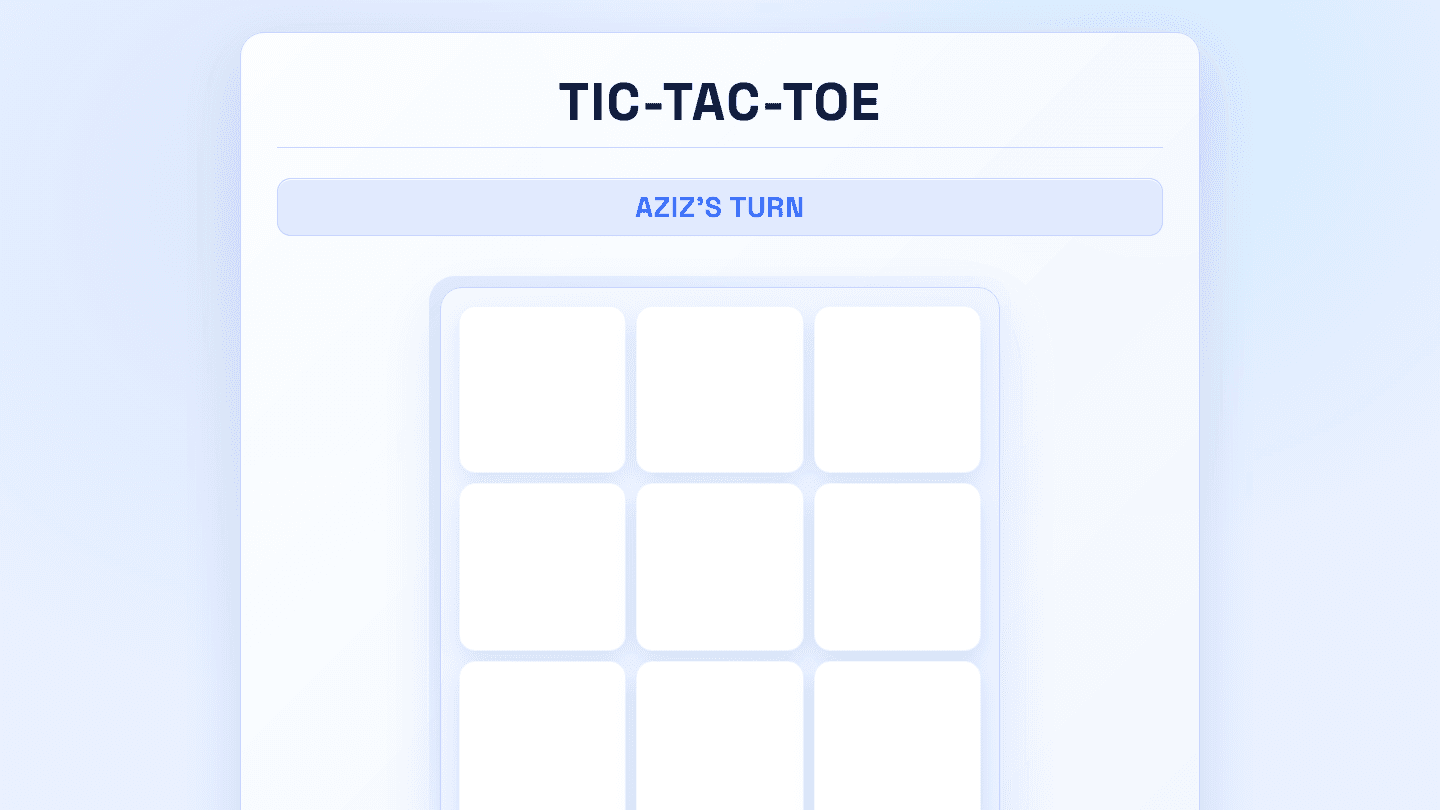 Tic Tac Toe preview